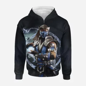 Mortal Kombat 3d Printed Zipup Unisex Hoodie Y2k Harajuku Fashion Pullover - 1