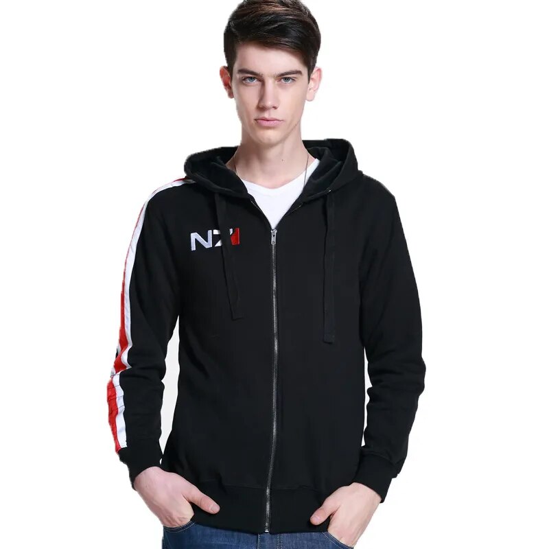 Mass Effect N7 Cosplay Fleece Hoodie Warm Thick Sweatshirt For Men Women - 22