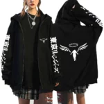 Unisex Tokyo Revengers Anime Cosplay Zipup Hoodie Streetwear Jacket - 4