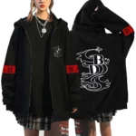 Unisex Tokyo Revengers Anime Cosplay Zipup Hoodie Streetwear Jacket - 3