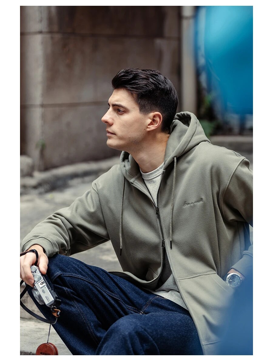 Simwood Plus Size Mens Warm Fleece Zipup Hoodie Jackets - 12