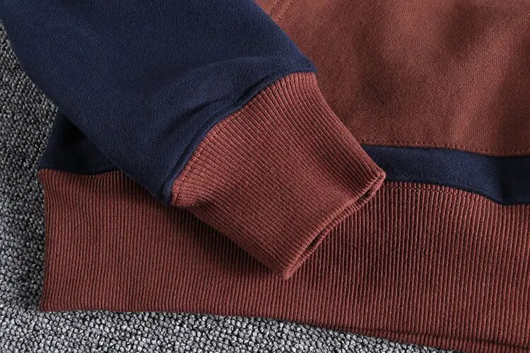 Mens Full Zip Fleeced Hoodie Loose Streetwear Warm Onepiece Sweatshirt - 14