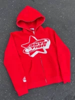 Y2k Oversized Hoodie Jacket Mens Harajuku Hiphop Streetwear Punk Rock Style - 2
