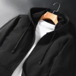Mens Black Zipup Hoodie Jacket Big Tall Sizes 10xl Springautumn - 4