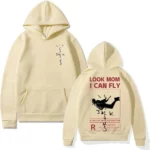 Cactus Jack Doublesided Logo Hoodie Unisex Hip Hop Streetwear - 1