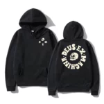 Unisex Oversized Deus Ex Machine Skull Graphic Hoodie Long Sleeve Sweatshirt - 2