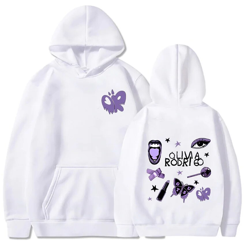 Unisex Oliviaa Rodrigoo Vampire Hoodie Harajuku Kawaii Fleece Sweatshirt - 9