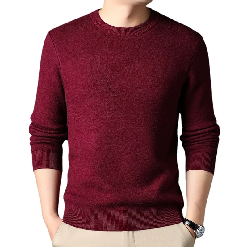 Mens Vintage Knitted Winter Sweater Casual Comfort Loose Fit Sweatshirt - 5