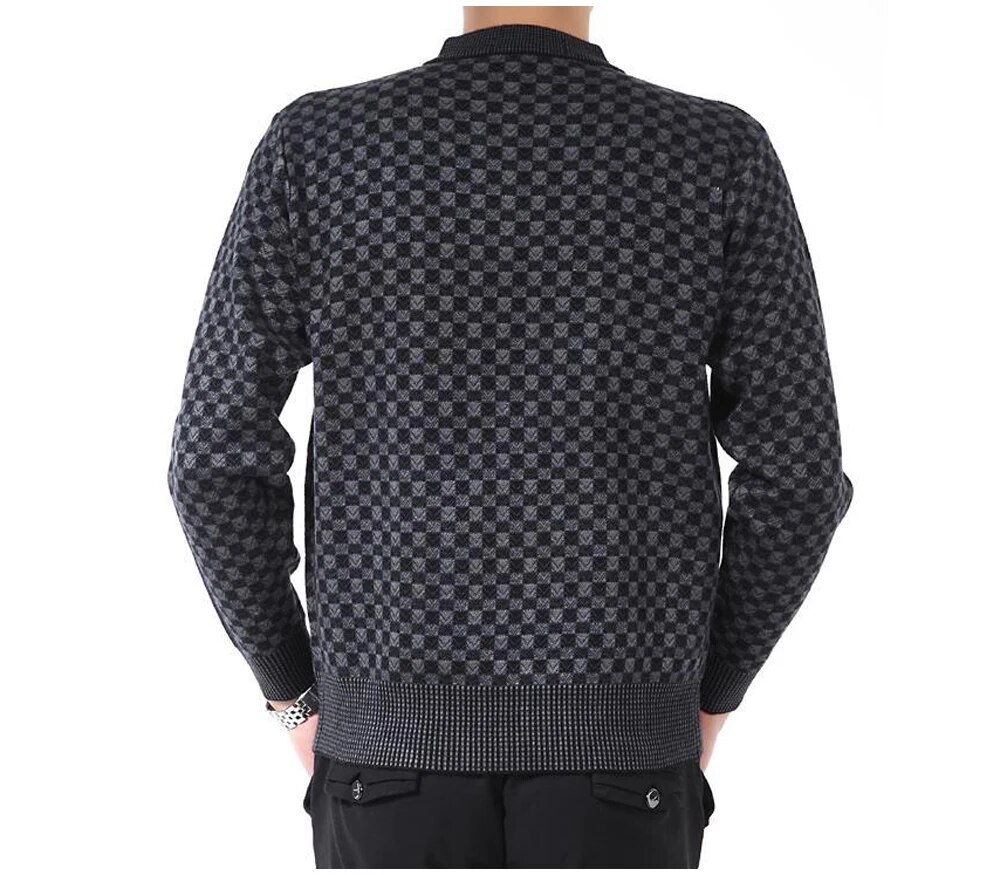 Mens Dimusi Cashmere Turtleneck Sweater Slim Fit Winter Knitwear Pullover - 16