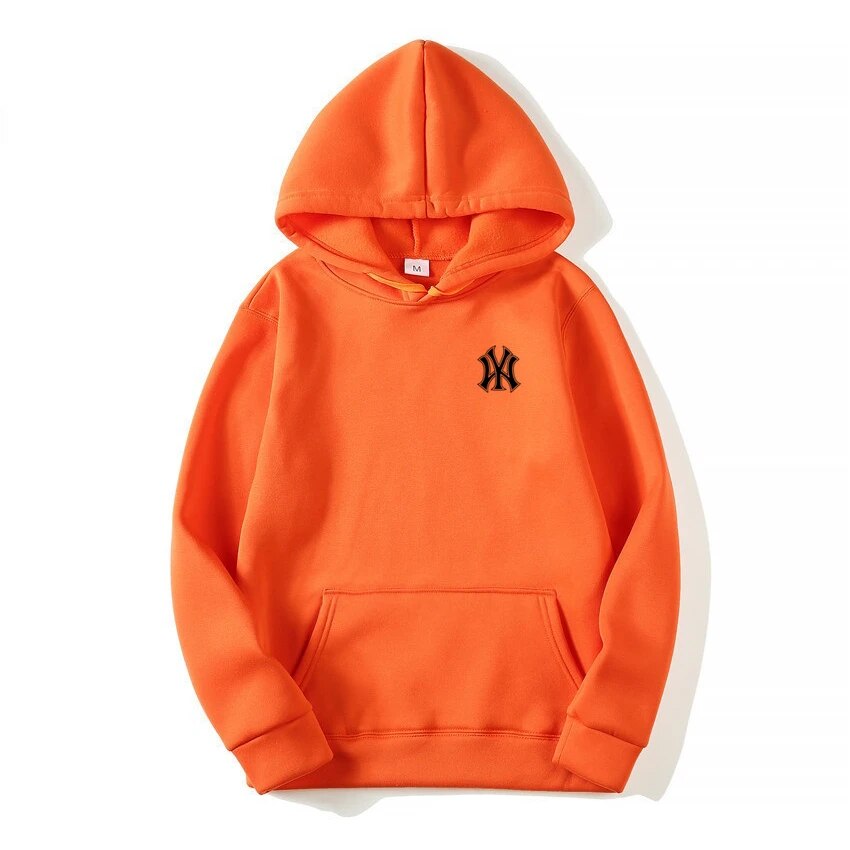 Unisex Casual Hooded Sweatshirt Fleece Tracksuit Pullover For Sports - 14
