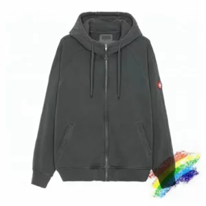 Unisex Cav Empt Batik Hooded Cardigan Sweatshirt - 1