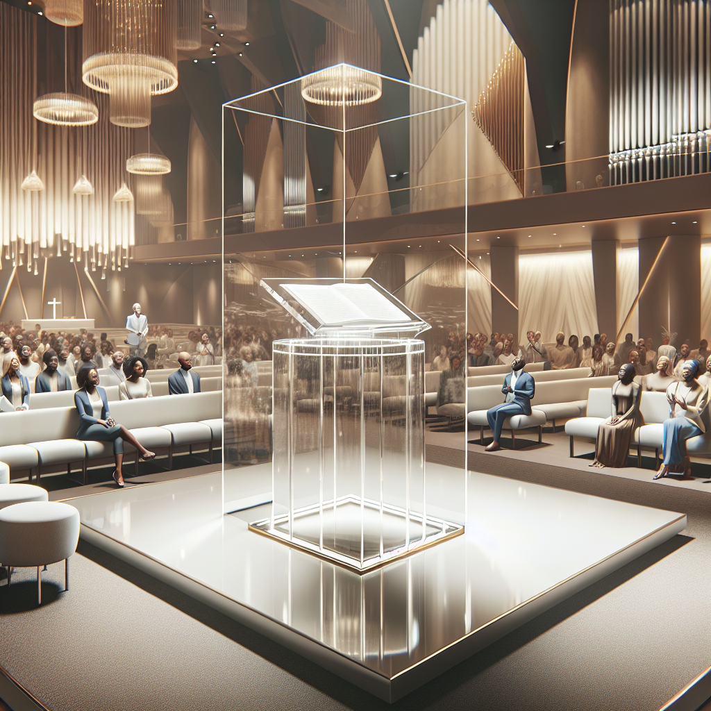 Modern Acrylic Pulpits: A Stylish Addition to Your Worship Space  