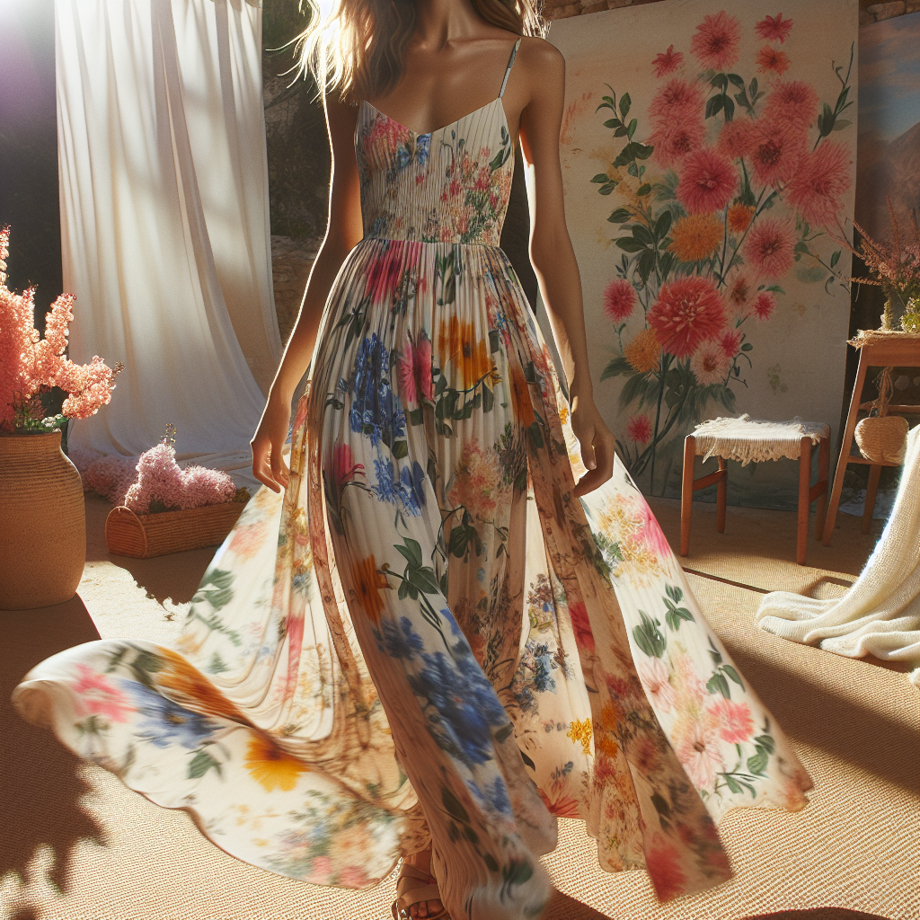 Comfort Meets Style: The Benefits of a Comfortable High Waist Floral Print Dress for Warm Weather  