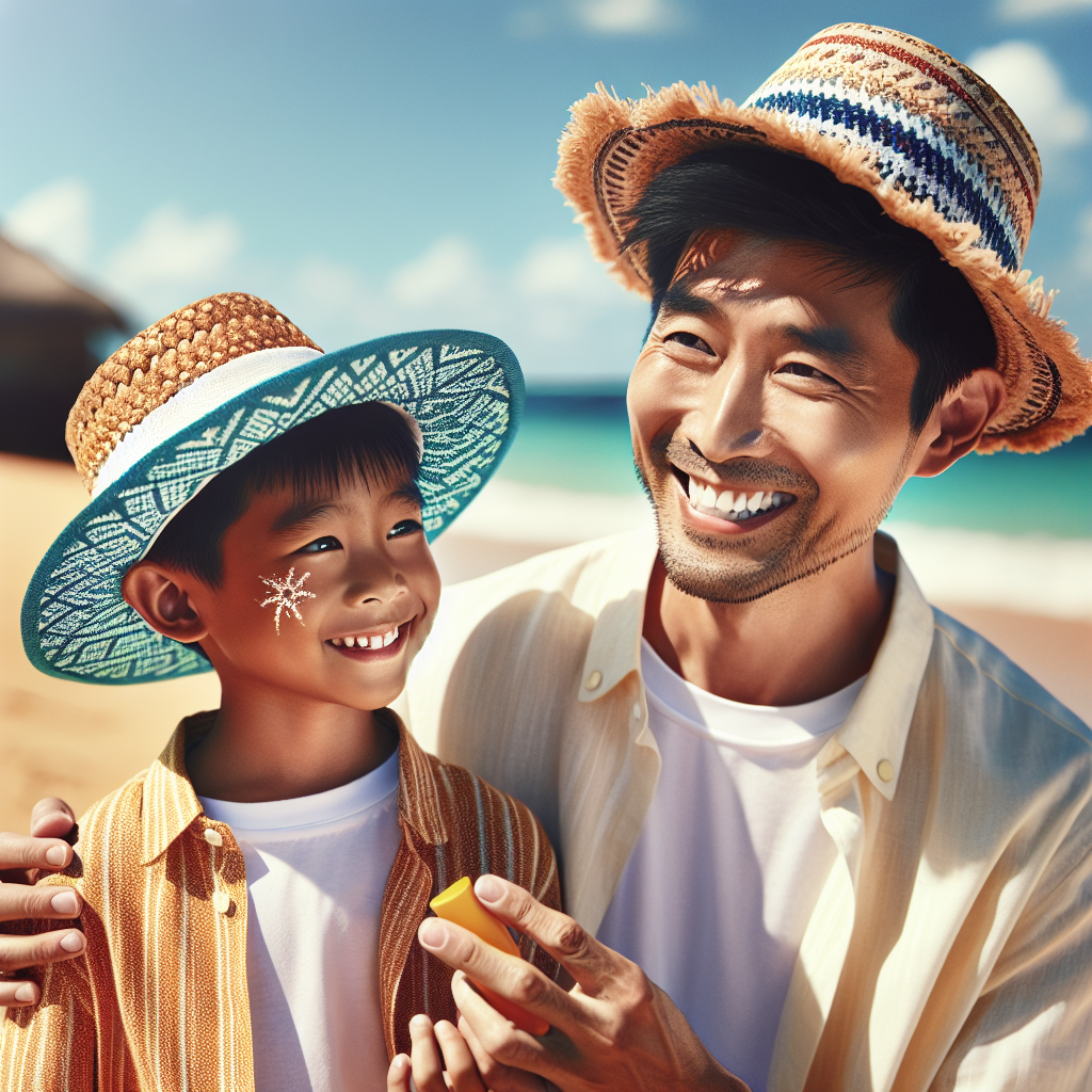 The Importance of Sun Protection Accessories for Fathers and Sons During Summer Vacations  