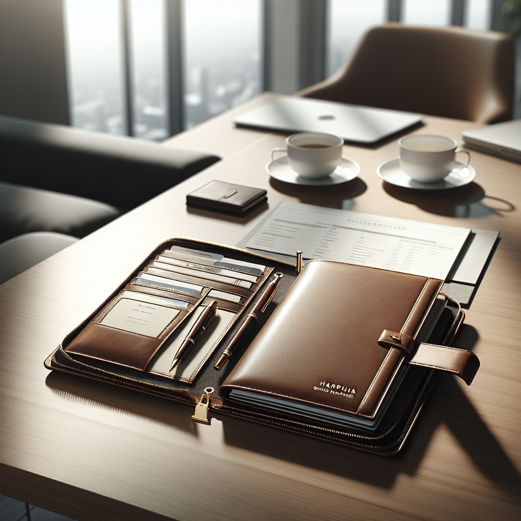 Stylish Padfolio for Professionals with Document Compartments: Elevate Your Organizational Game  