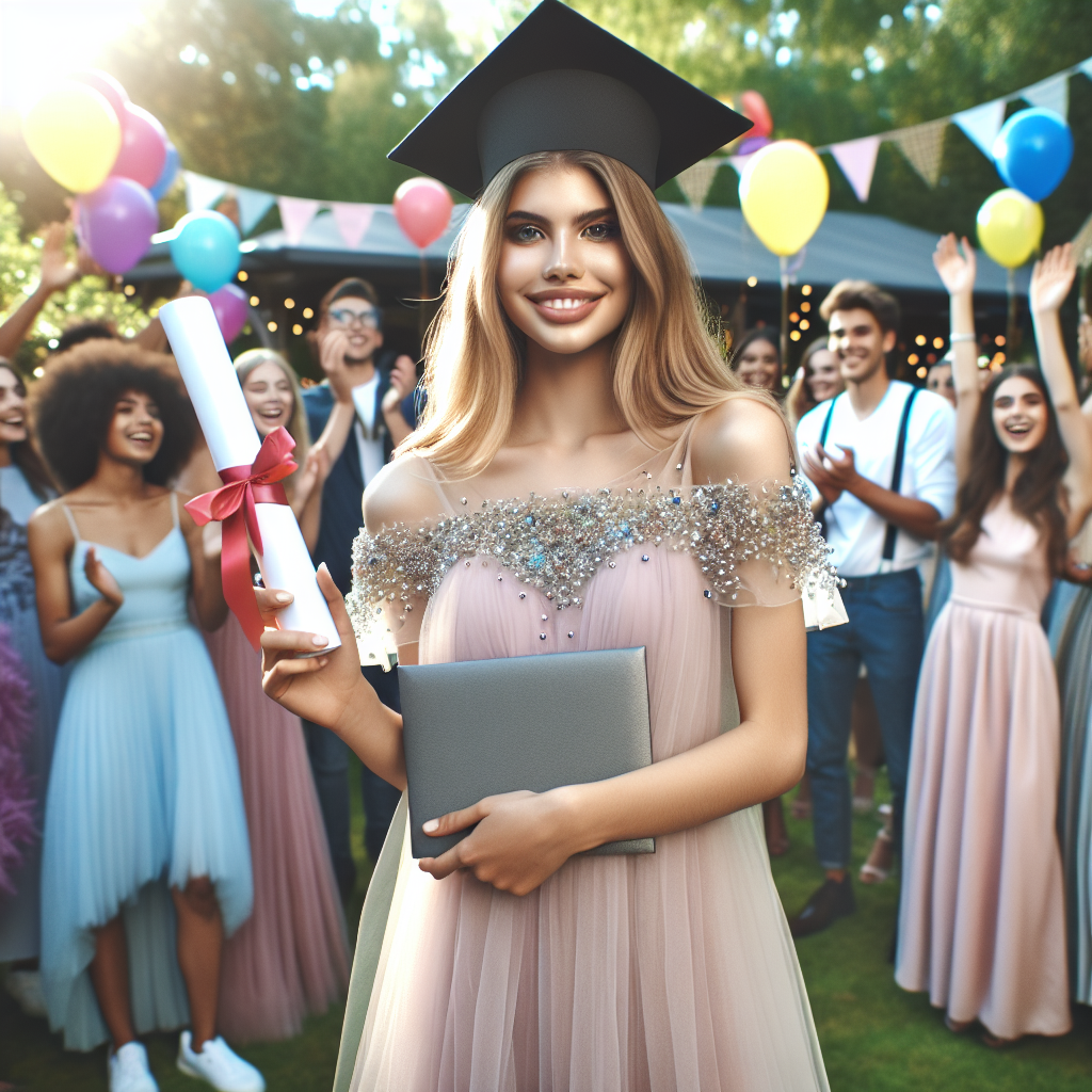 Stylish Cap Sleeve Dress for Junior Graduations: Combining Comfort and Elegance  