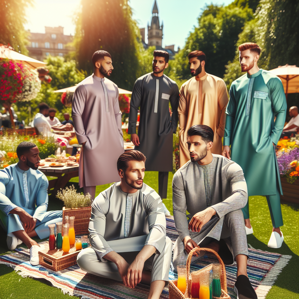 Explore Comfortable Mens Short Sleeve Islamic Thobe Options for Summer Wear  
