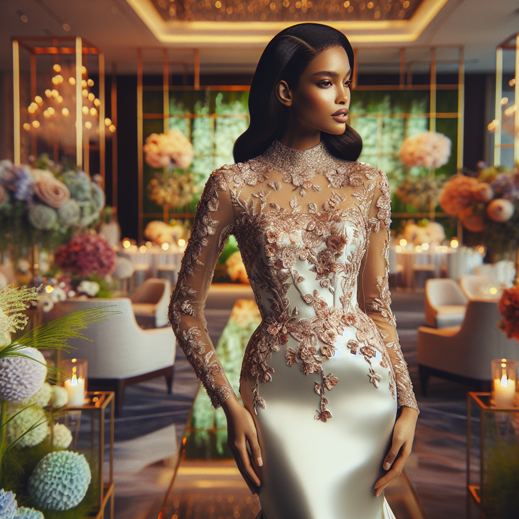 The Allure of an Elegant Mermaid Dress with High Neck and Backless Design The Allure of an Elegant Mermaid Dress with High Neck and Backless Design