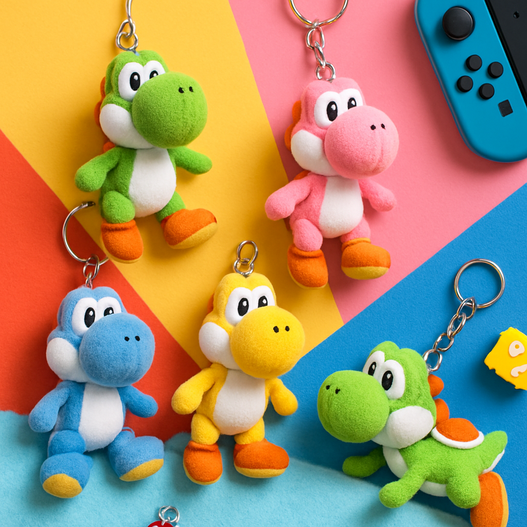 Explore the Adorable Variety of Yoshi Plush Keychain Designs for Gaming Enthusiasts  