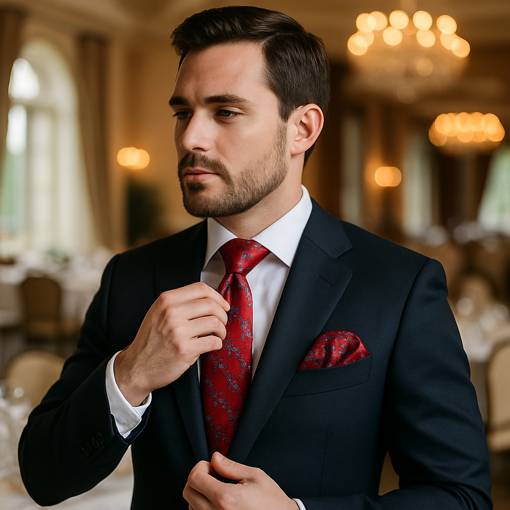 Understanding the Impact of an Elegant Silk Tie and Pocket Square Set for Formal Occasions  
