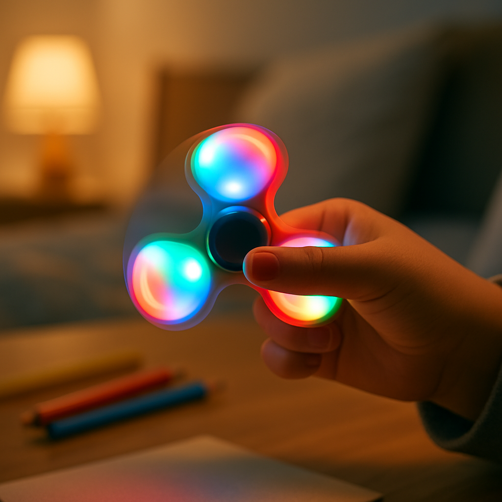 Understanding the Sensory Experience: How LED Light-up Fidget Spinners Help Children with Anxiety and Stress Understanding the Sensory Experience: How LED Light-up Fidget Spinners Help Children with Anxiety and Stress