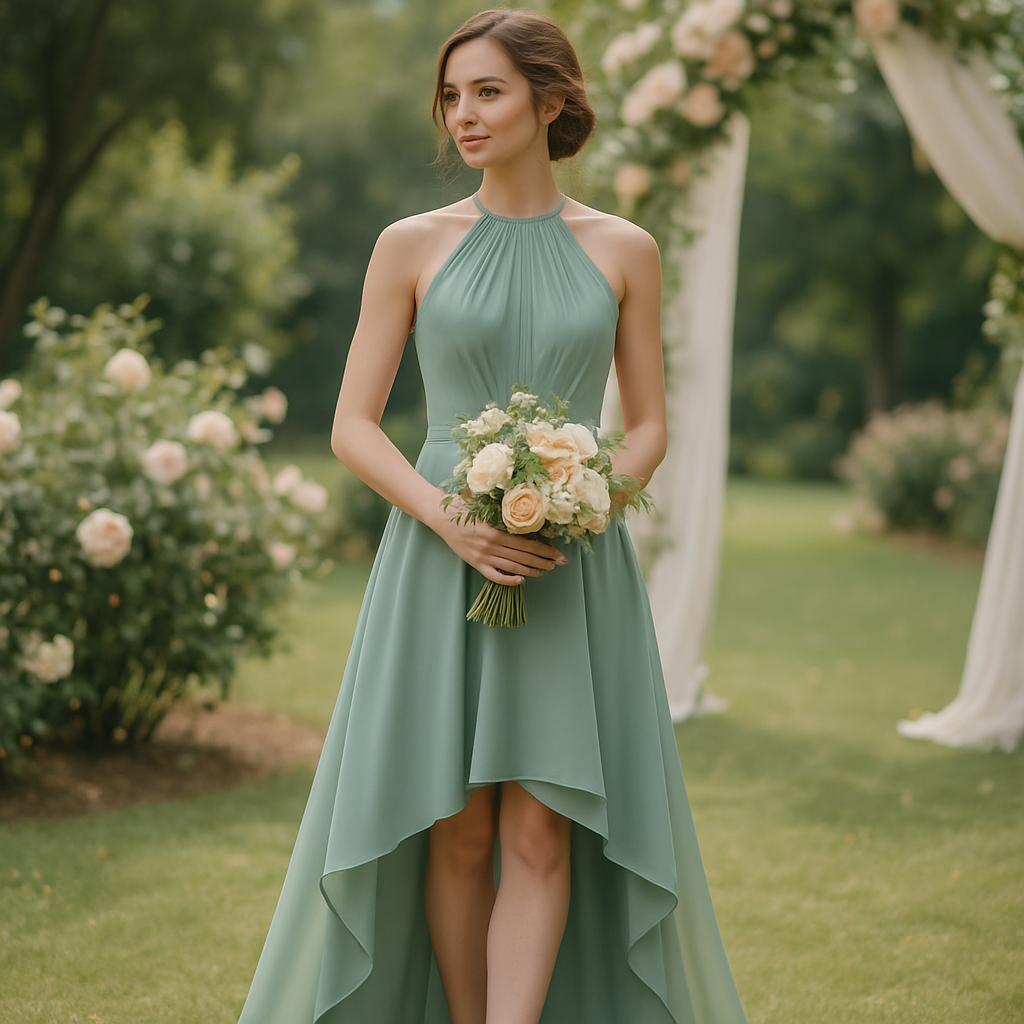 Exploring the Allure of the Elegant Halter Neckline Bridesmaid Dress Exploring the Allure of the Elegant Halter Neckline Bridesmaid Dress